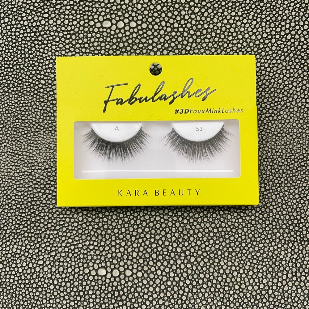 Kara Beauty 3D faux mink lashes A53, fabulashes A 53 mink lashes